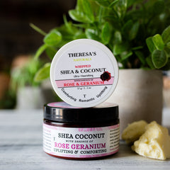 Body Butter - Rose Geranium - Shea and Coconut