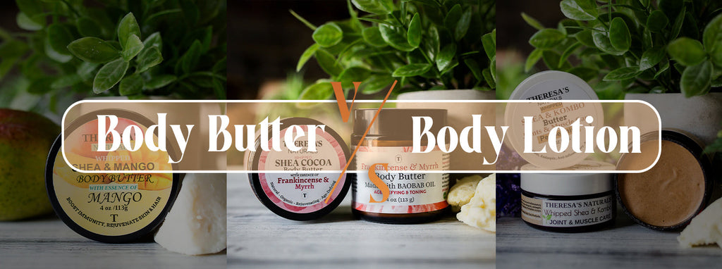 BODY BUTTER VS BODY LOTION