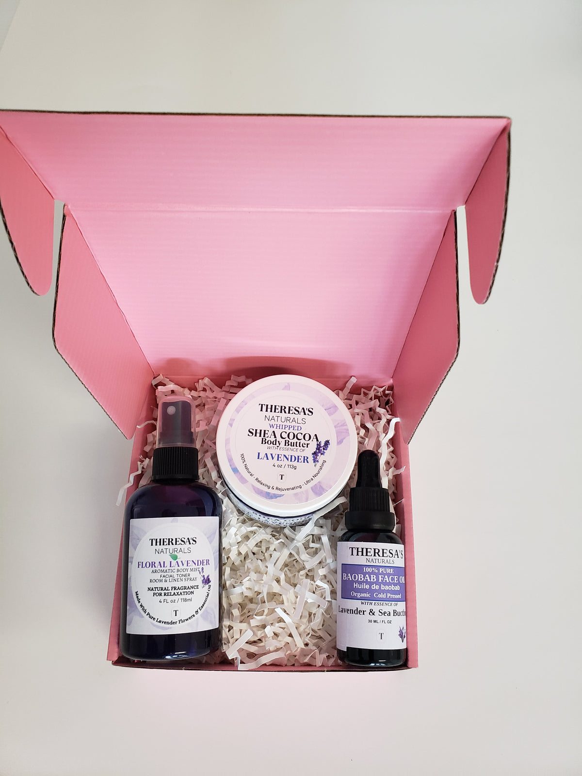 Lavender Self Care Gift Set - BUY THIS SET AND GET 1 8.5 OZ Lavender Bath Bomb FREE