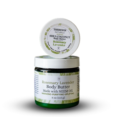 Body Butter - Rosemary Lavender | Herbal Infused | Whipped Body  Butter  | Shea Coconut Body Butter