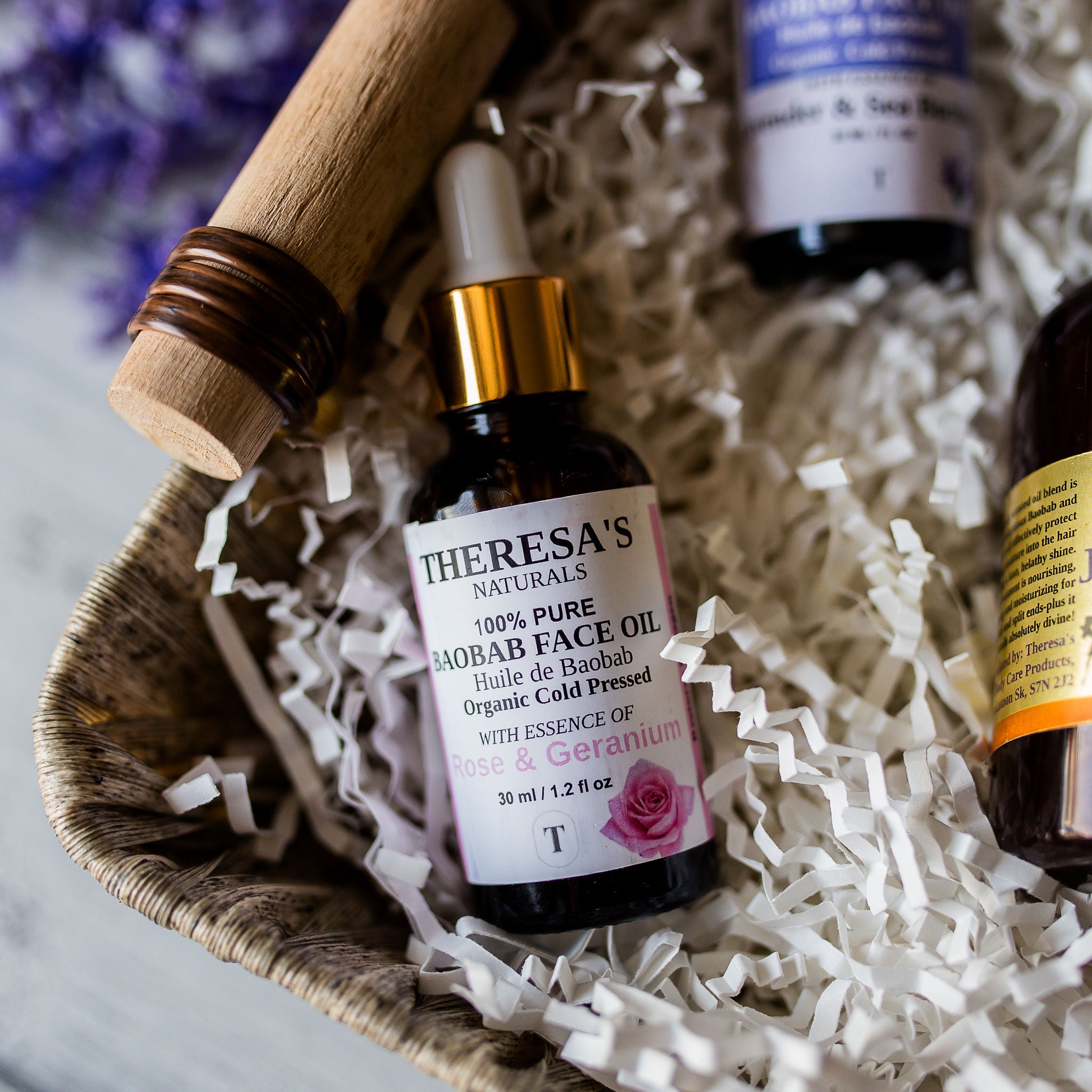 Anti-aging Face Oil - ROSE GERANIUM - Restores Collagen