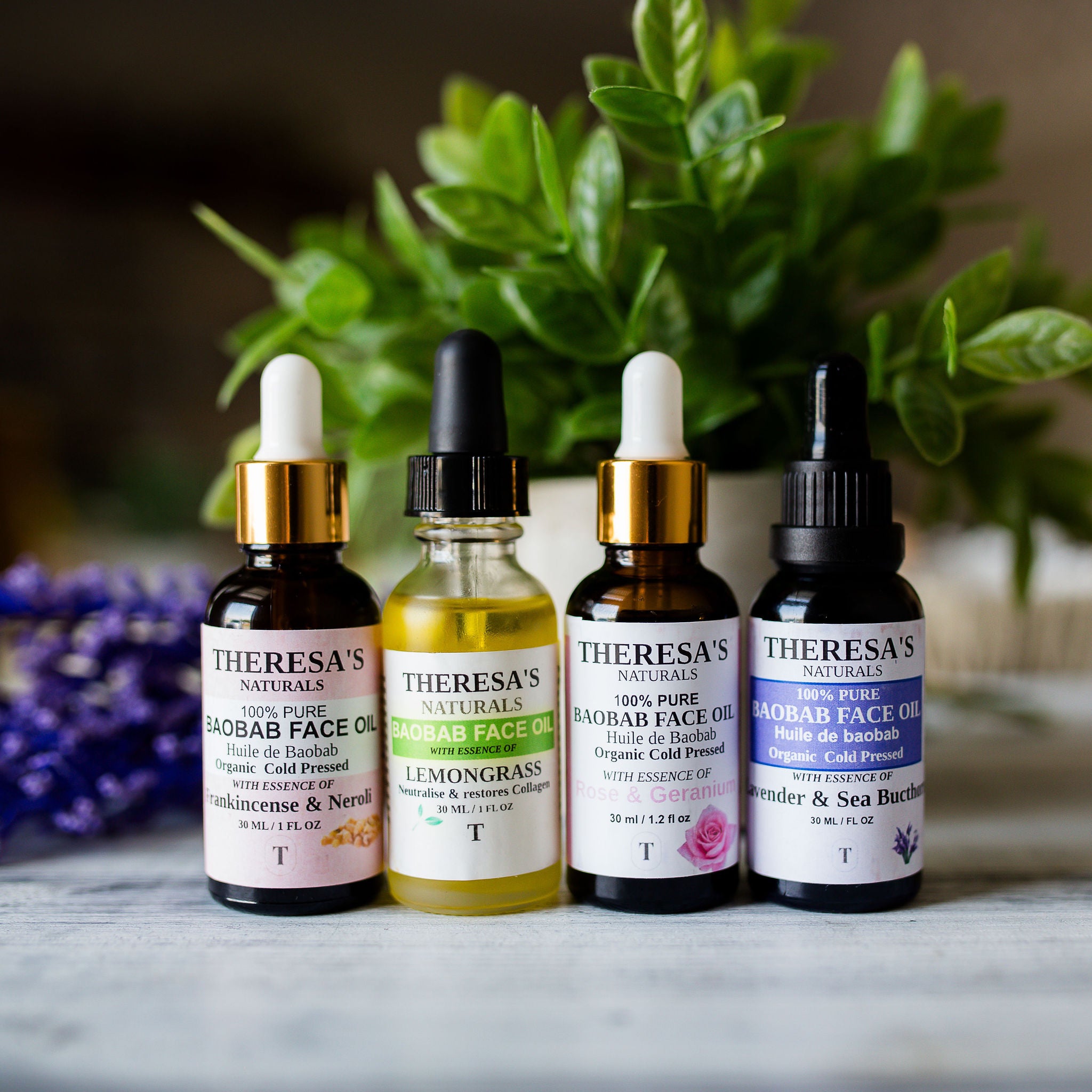 Anti-aging Face Oil - ROSE GERANIUM - Restores Collagen
