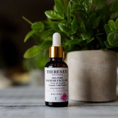 Anti-aging Face Oil - ROSE GERANIUM - Restores Collagen