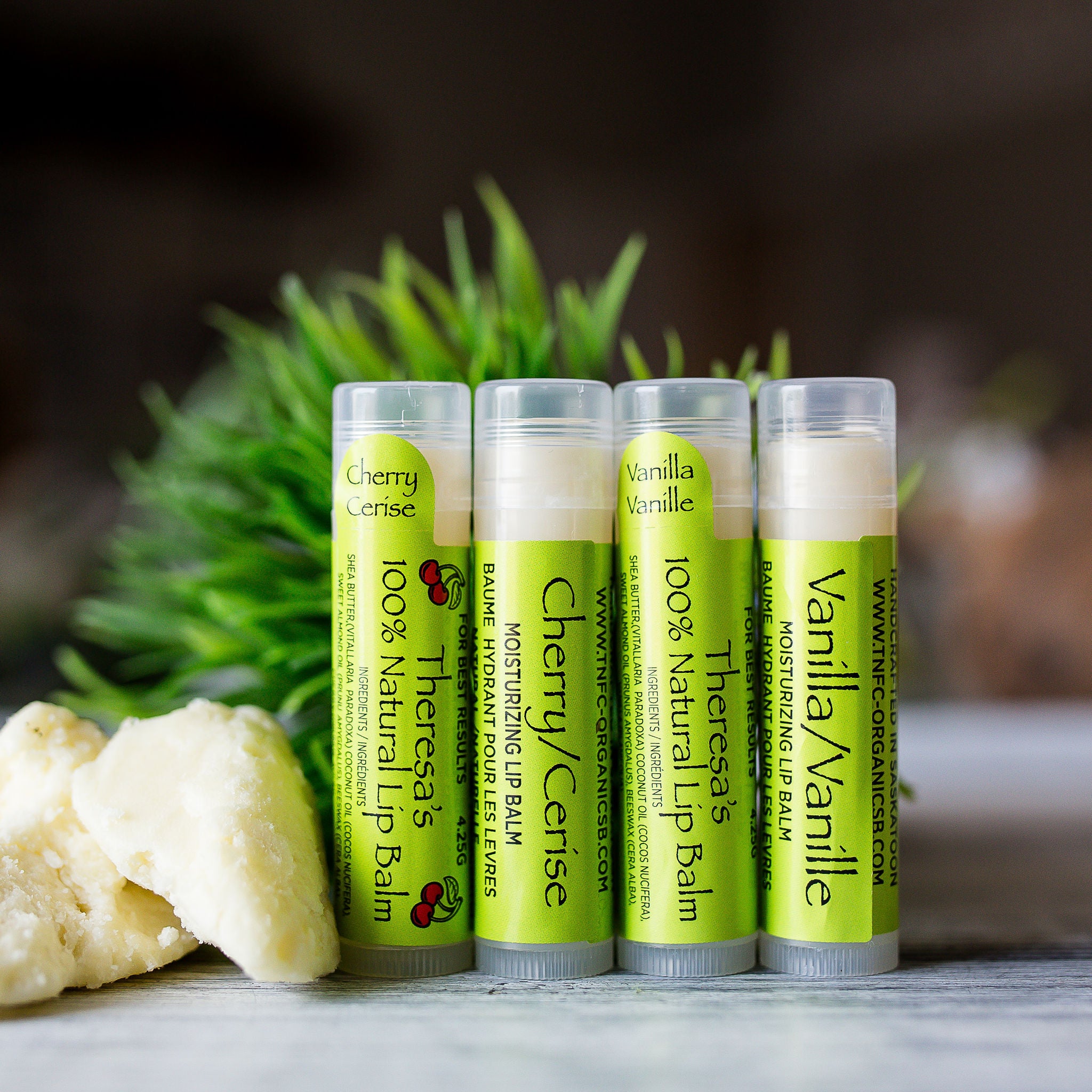 Vanilla Bean Lip Balm - 100% Natural Moisturizing